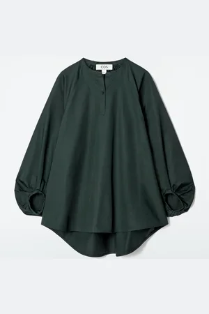 COS Balloon-Sleeve Blouse in