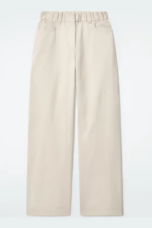 COS Wide-Leg Cotton Trousers in