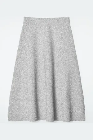 COS Sparkly Merino Wool Midi Skirt
