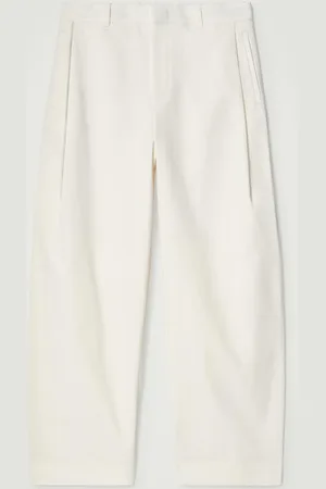 COS Pleated Cotton Wide-Leg Trousers