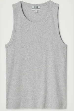 COS Slim Ribbed Cotton Tank Top