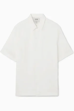 COS Linen Short-Sleeved Shirt