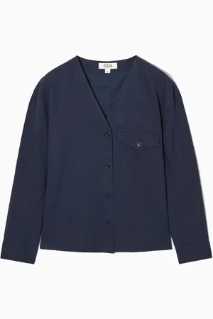 COS Lightweight V-Neck Blouse in
