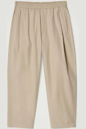 COS Cropped Elasticated Wide-Leg Trousers in