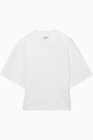 COS Waisted Mock-Neck T-Shirt