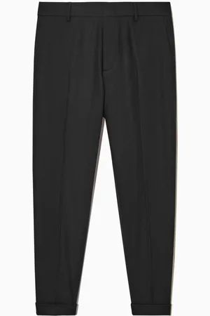 COS Turn-Up Tapered Wool Trousers