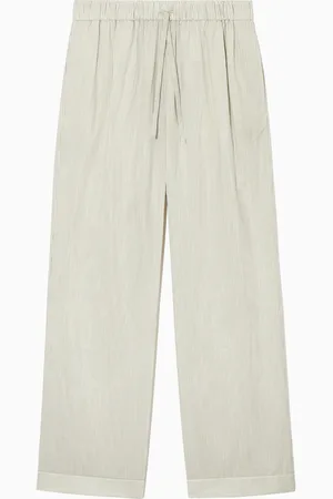 COS Striped Silk Pyjama Trousers in