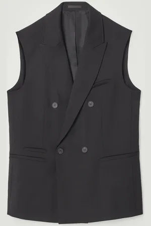COS The Sleeveless Double-Breasted Blazer