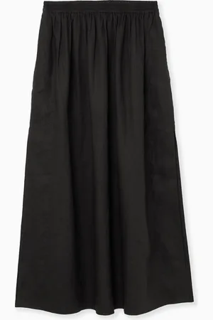 COS Linen A-Line Maxi Skirt