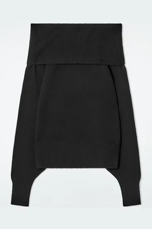 COS Off-The-Shoulder Merino Wool Jumper