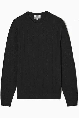 COS Wool-Blend Lamé Jumper