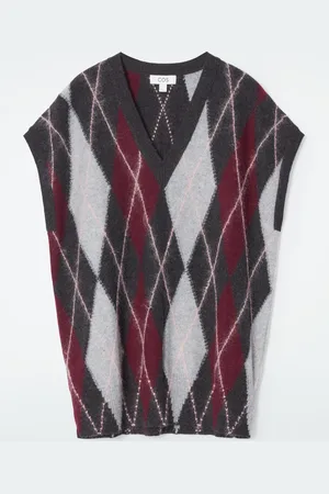 COS Argyle Wool Vest