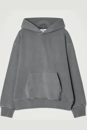 COS Washed Cotton-Jersey Hoodie