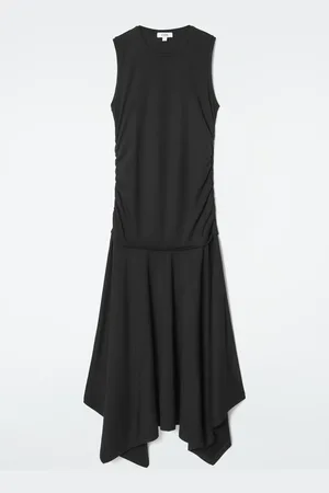 COS Ruched Jersey Maxi Dress
