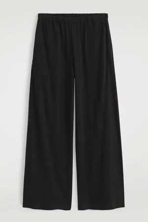COS Cotton-Linen Wide-Leg Trousers