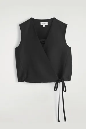 COS Tie-Detail Wrap Waistcoat