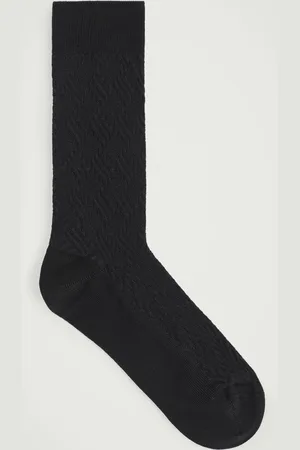 COS Zigzag Cotton Socks