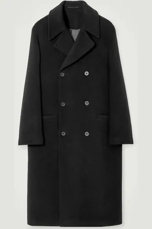 COS Double-Breasted Wool Overcoat