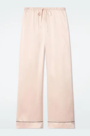 COS Piped Silk Pyjama Trousers in