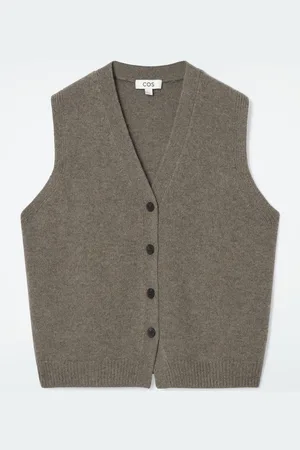 COS Knitted Cashmere-Blend Vest