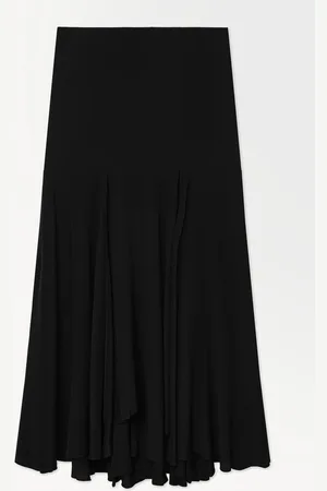 COS The Flared Silk Maxi Skirt