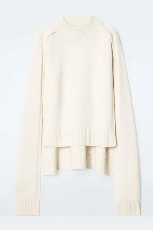 COS Hybrid Wool Cape Jumper