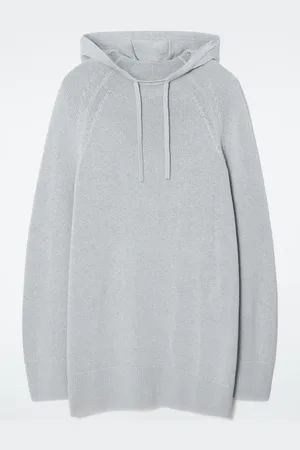 COS Knitted Linen-Blend Hoodie in