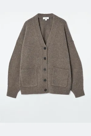 COS Chunky Cashmere-Blend Cardigan