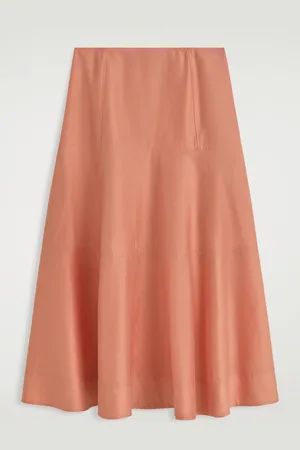 COS Panelled A-Line Midi Skirt