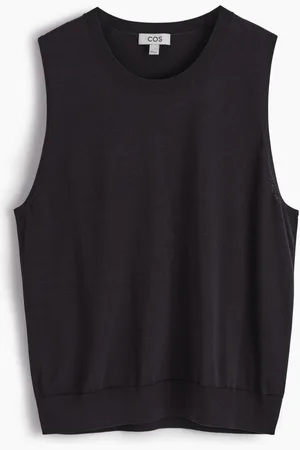 COS Relaxed Knitted Silk Vest