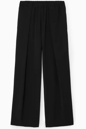 COS Pleated Elasticated Wide-Leg Trousers
