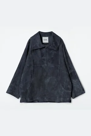 COS Suede Half-Zip Blouson Jacket​