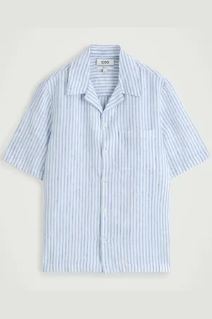 COS Camp-Collar Linen Shirt