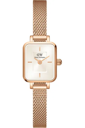Daniel Wellington DW Watch Quadro Mini Melrose Champagne 15.4x18.2mm