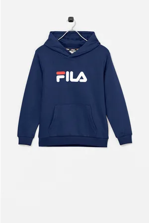 Synlig Frontier brevpapir Haettetroje hoodies for børn fra Fila | FASHIOLA.dk
