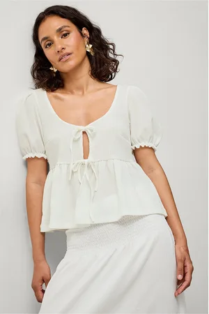 Gina Tricot Top Tie Front Top