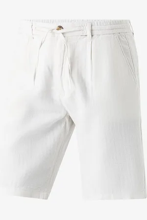 Lindbergh Shorts Linen Blend Herringbone Short