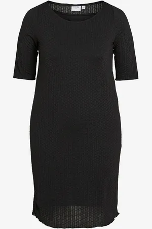 VILA Kjole viAnnie Boatneck Short Dress Curve