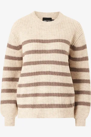 Pieces® Trøje pcNanna LS O-neck Wool Knit