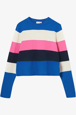 NAME IT Trøje NKFVAJSA LS SHORT KNIT N1