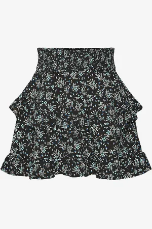 VERO MODA Volantnederdel vmFloraly MW Short Skirt Wvn