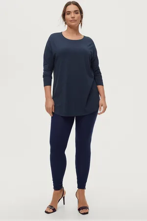 Zizzi Leggings Long Slim Fit Stretchy Basic