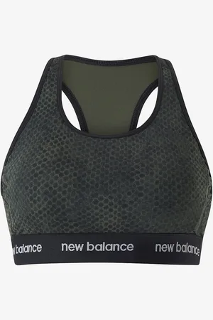 New Balance Sports-bh Medium Support Sleek Printed Pace Bra