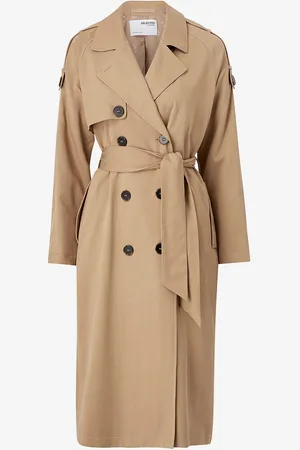 SELECTED Trenchcoat slfNew Bren LS Trench Coat