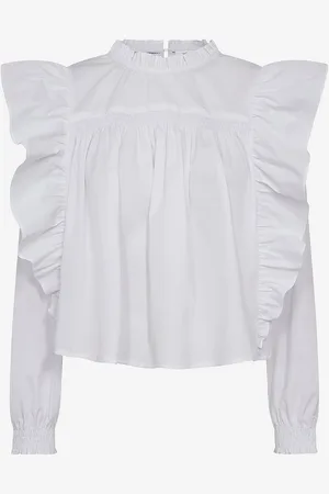 Co`Couture Bluse Cottoncc Crisp Frill Blouse