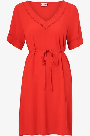 VILA Kjole viMesa Detail V-neck S/S Dress