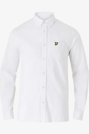 Lyle & Scott Skjorte Cotton Linen Button Down Shirt