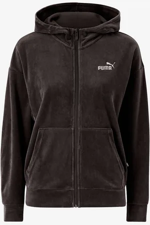 PUMA Hættetrøje Ess Elevated Velour FZ Hoodie