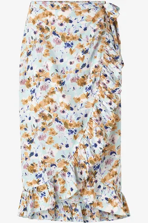 VERO MODA Slå-om nederdel vmHenna Wrap Blk Skirt