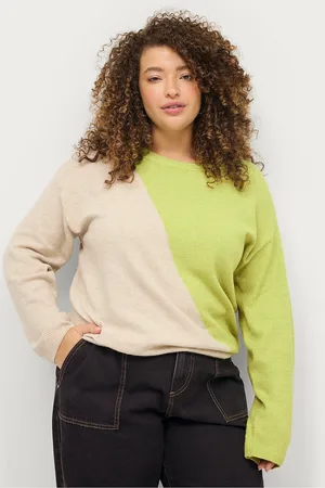 Zizzi Trøje mSunny L/S Block Pullover
